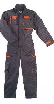 férfi overall szürke-narancs